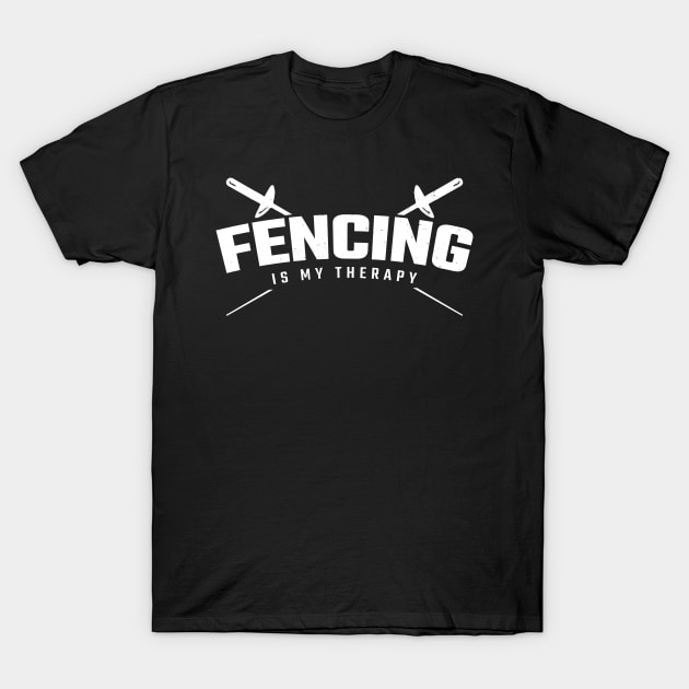 fencing T-Shirt by Ojo Dewe